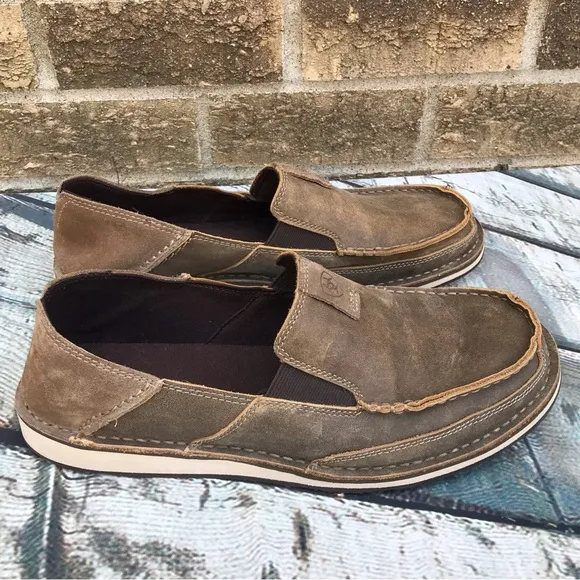 💙 Ariat Men’s Cruiser Bomber Brown Slip On Shoes