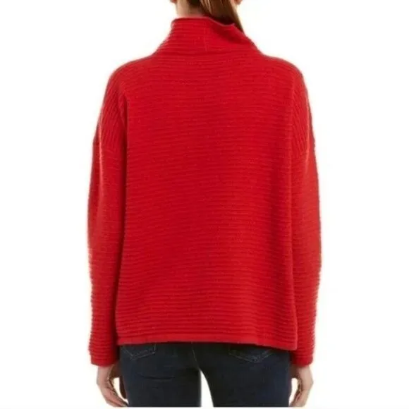 ✨ French Connection Baby Soft Ribbed Poppy Funnel Neck Sweater✨