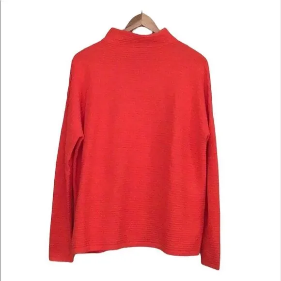 ✨ French Connection Baby Soft Ribbed Poppy Funnel Neck Sweater✨