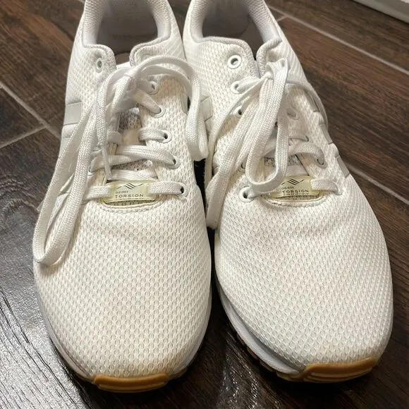 👟 Men’s White Adidas ZX Flux - Size 11 - Great Used Condition