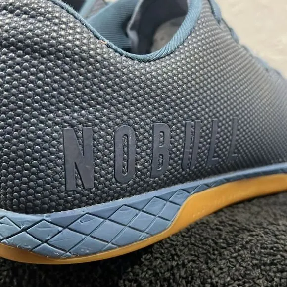 🔥🔥 NoBull Outwork Gym Running Training Sneakers Navy Blue Gum Men Sz 12 - EUC