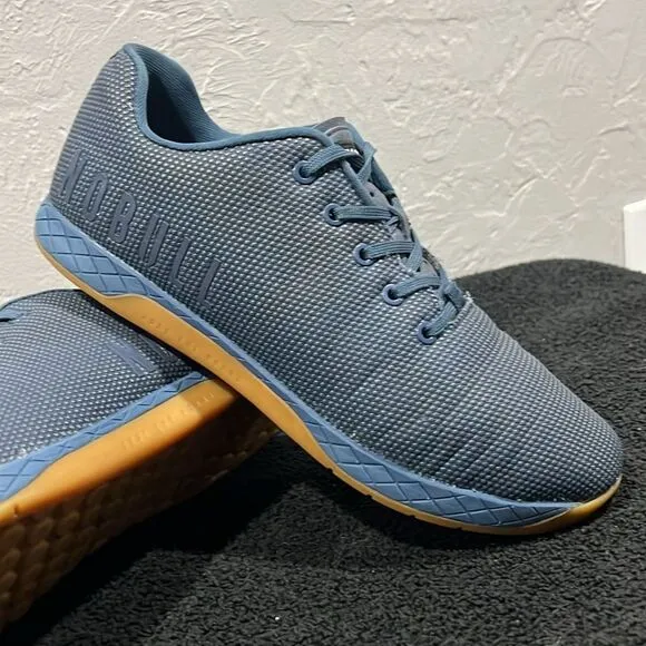 🔥🔥 NoBull Outwork Gym Running Training Sneakers Navy Blue Gum Men Sz 12 - EUC
