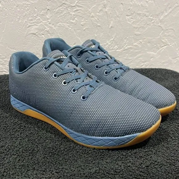 🔥🔥 NoBull Outwork Gym Running Training Sneakers Navy Blue Gum Men Sz 12 - EUC