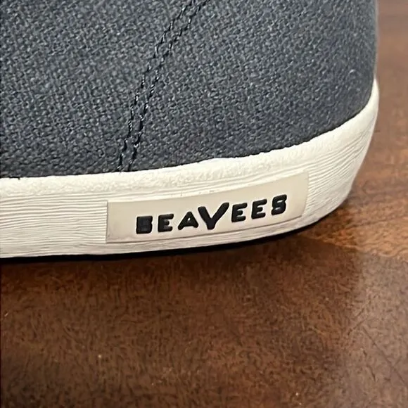 🔥🔥 SEAVEES BAJA Slip On Sneakers - Washed Linen - Men Sz 10 - EXCELLENT 🔥🔥