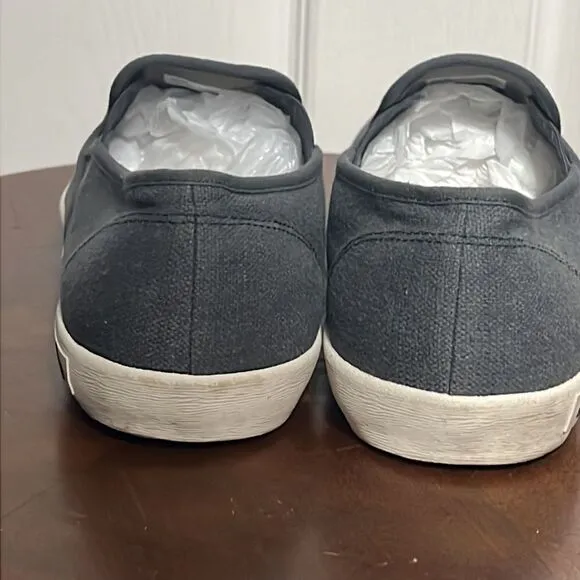 🔥🔥 SEAVEES BAJA Slip On Sneakers - Washed Linen - Men Sz 10 - EXCELLENT 🔥🔥