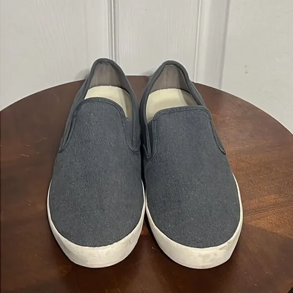🔥🔥 SEAVEES BAJA Slip On Sneakers - Washed Linen - Men Sz 10 - EXCELLENT 🔥🔥
