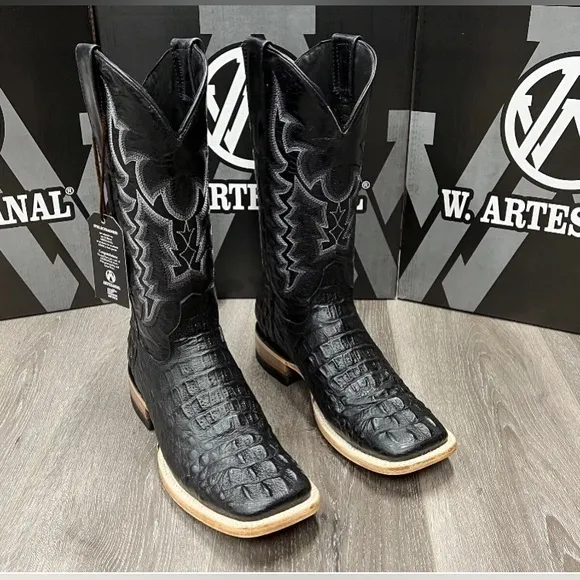 040 MEN'S RODEO COWBOY ALLIGATOR PRINT
