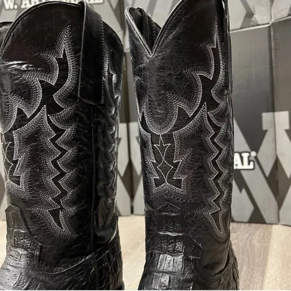 040 MEN'S RODEO COWBOY ALLIGATOR PRINT