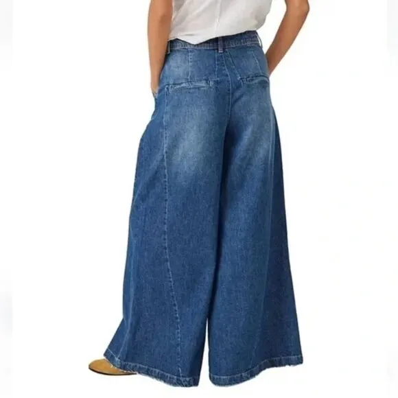 059 We The Free Equinox Wide Leg Denim Trouser | Size 29