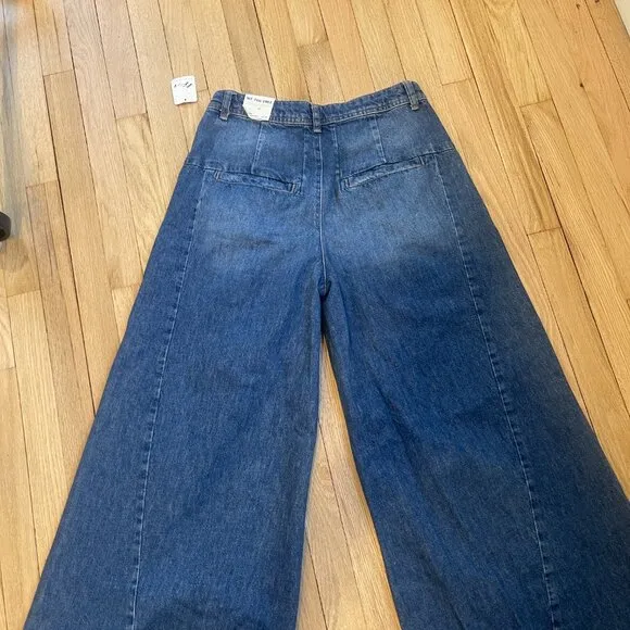 059 We The Free Equinox Wide Leg Denim Trouser | Size 29