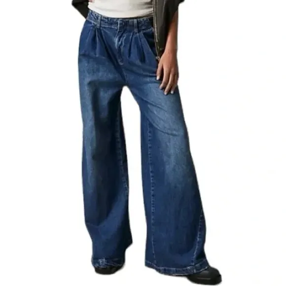 059 We The Free Equinox Wide Leg Denim Trouser | Size 29