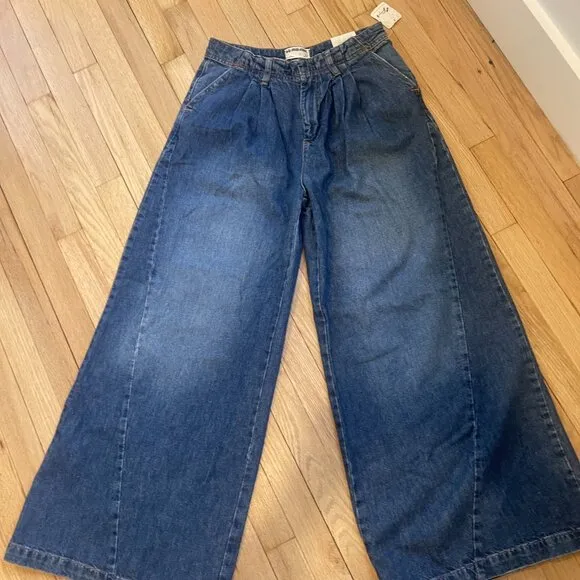 059 We The Free Equinox Wide Leg Denim Trouser | Size 29