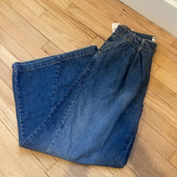 059 We The Free Equinox Wide Leg Denim Trouser | Size 29