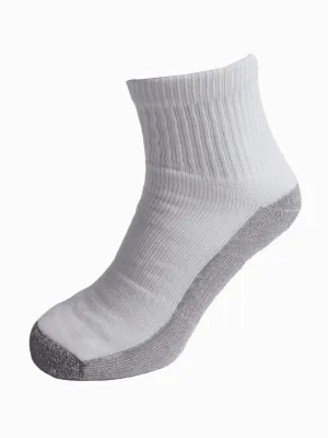 10 PAIRS BLACK & WHITE QUARTER WORK SOCKS