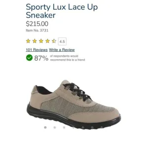 $215 SAS Womens Size 11 M Sporty Lux Lace Up Suede Comfort Casual Sneakers