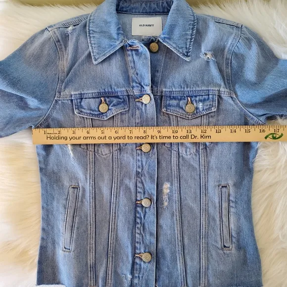 3 Pcs - Romantic Casual Outfit / Denim Jacket, Skirt &amp; Blouse