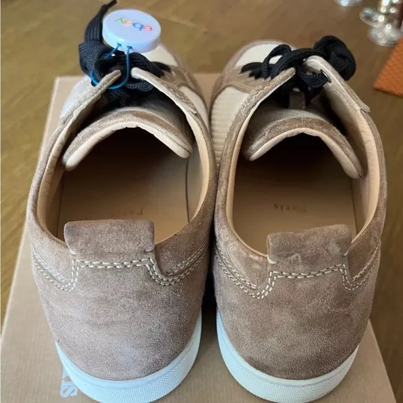46EU/13US - Amazing Louboutin Rantulow Tan Brown 100% Authentic