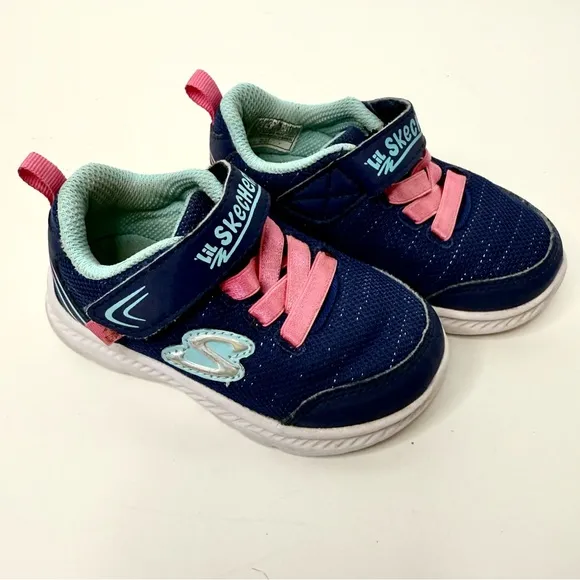 5 Pairs of Toddler Shoes. Size 5. Vans, Stride Rite, Skechers