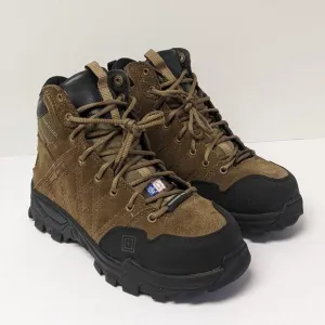 5.11 Cable Hiker Tactical Work Boots, Dark Coyote, Men's 7 M
