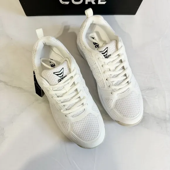 531. CORE Tennis Pádel White Athletic Tennis Shoes Sneakers 8.5 Lightweight NEW