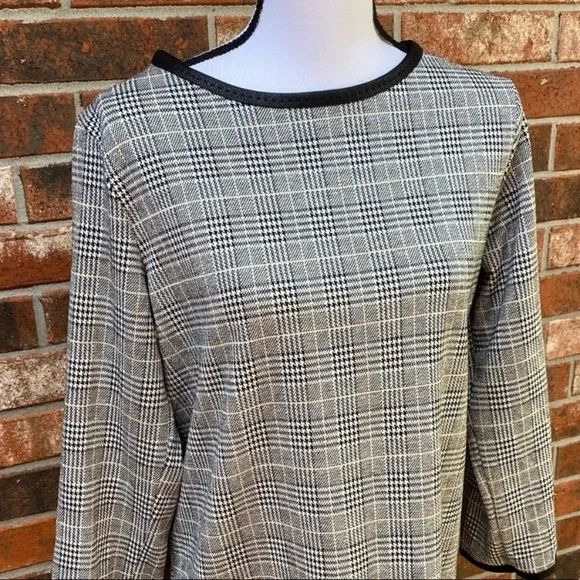 6. Max Studio Plaid Knit Dress Size L