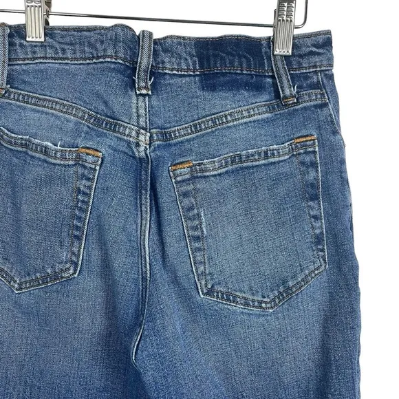 Abercrombie &amp; Fitch Curve Love Ankle Straight Ultra High Rise Jeans Size 27
