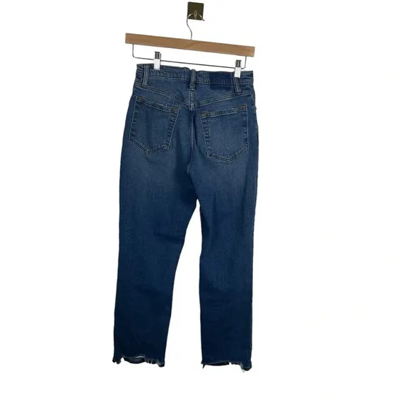 Abercrombie &amp; Fitch Curve Love Ankle Straight Ultra High Rise Jeans Size 27