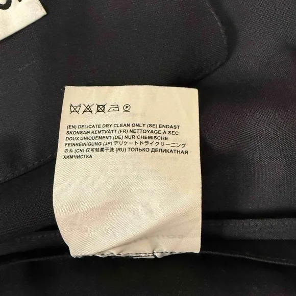 Acne Studios-Black Oversized Belted Blazer-XS | Retail Price: $990
