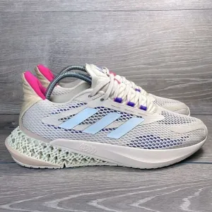 Adidas 4DFWD Pulse Halo Ivory Beige Women's Sz 9 Low Top Lace Up Running Sneaker