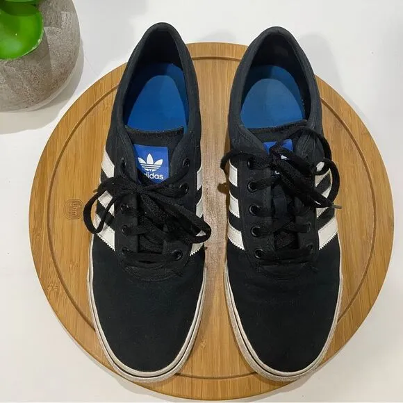 Adidas Adiease Core Athletic Sneaker Low Top Black Cloud White Gum Men’s Size 11