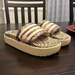 Adidas Adilette Platform Rio Slide Sandals Shoes IH0523 Womens Size 10
