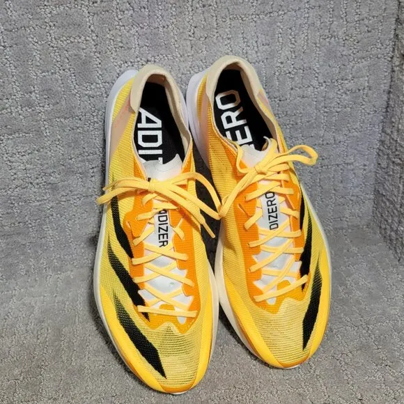 Adidas Adios 8 Men's Size US 9 Spark Orange Athletic Running Sneakers IG5646