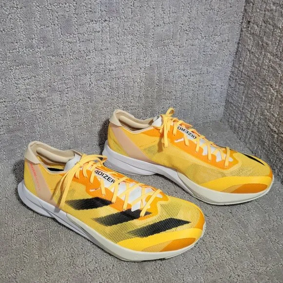 Adidas Adios 8 Men's Size US 9 Spark Orange Athletic Running Sneakers IG5646