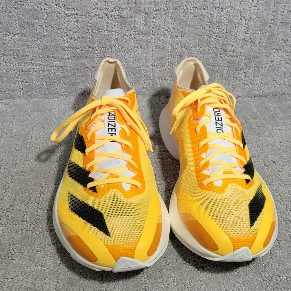Adidas Adios 8 Men's Size US 9 Spark Orange Athletic Running Sneakers IG5646