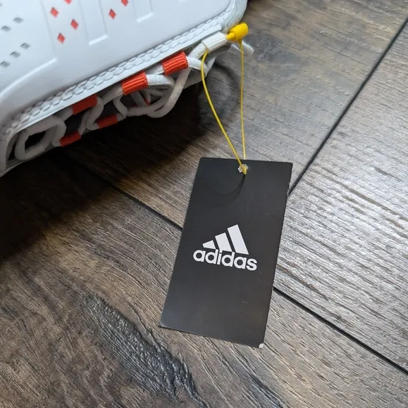 Adidas Adipure Sport Shoes White, Orange, Grey‎ Size 8