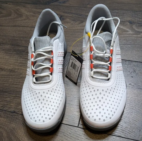 Adidas Adipure Sport Shoes White, Orange, Grey‎ Size 8