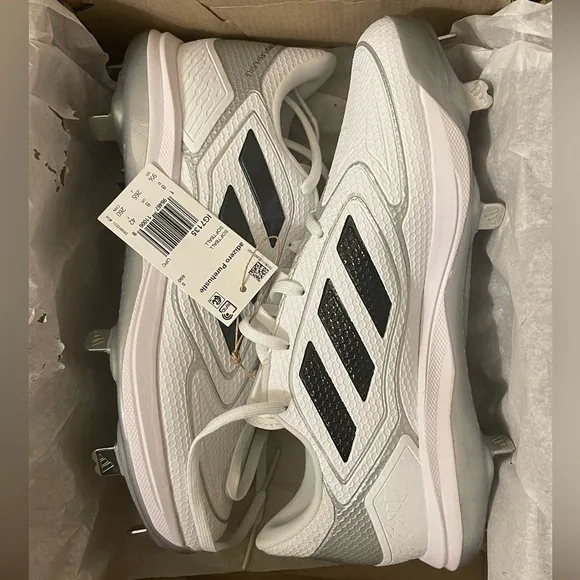ADIDAS ADIZERO PUREHUSTLE 3 CLEAT - WOMEN'S SOFTBALL SNEAKERS Size 9.5 NiB