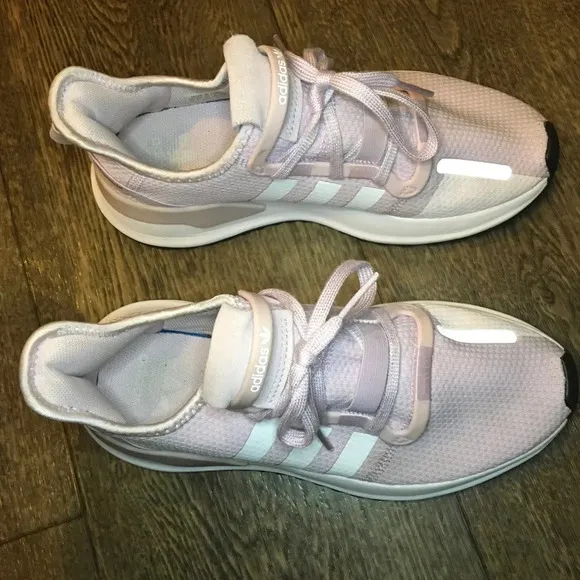Adidas Aero Pink U Path Run Lace Up Running Sneakers Youth Size 6