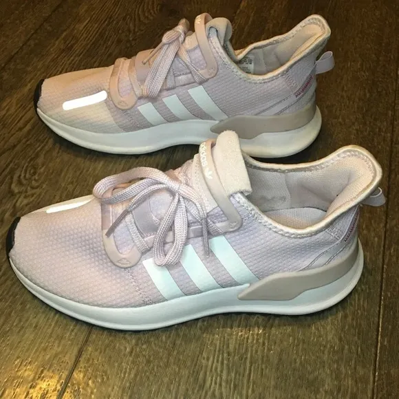 Adidas Aero Pink U Path Run Lace Up Running Sneakers Youth Size 6