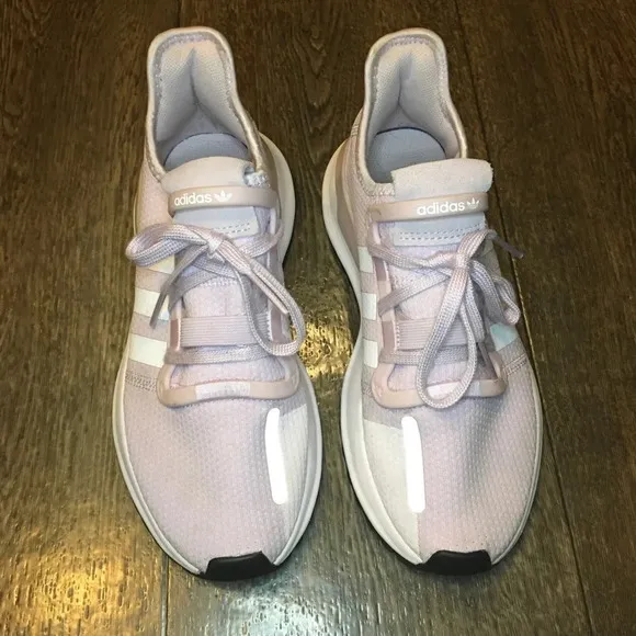 Adidas Aero Pink U Path Run Lace Up Running Sneakers Youth Size 6
