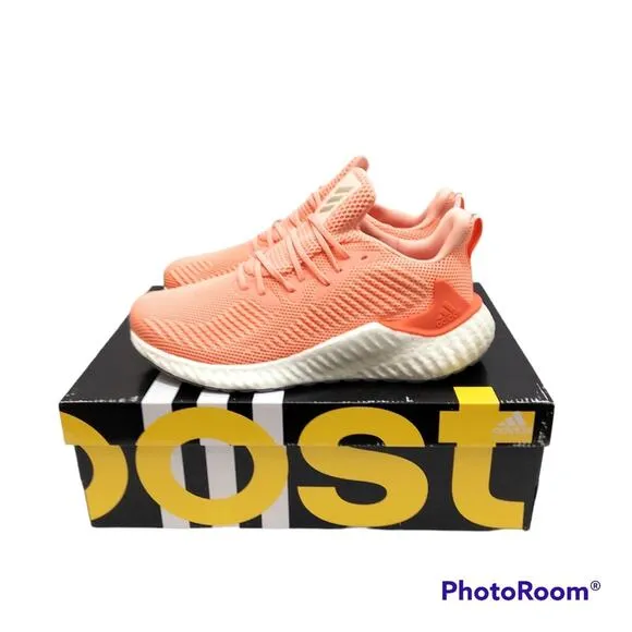 Adidas Alphaboost Semi Coral Running Sneakers New In Box