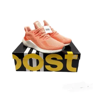 Adidas Alphaboost Semi Coral Running Sneakers New In Box