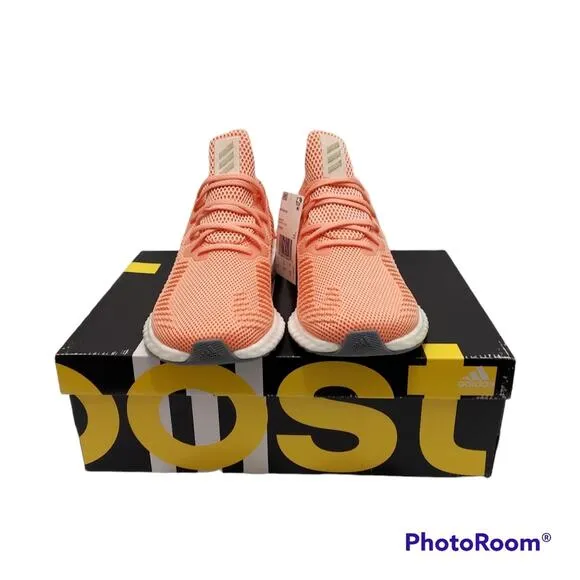 Adidas Alphaboost Semi Coral Running Sneakers New In Box