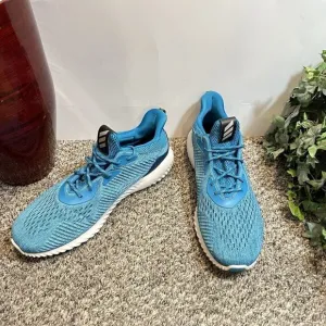 Adidas Alphabounce EM Mens 13 Running Shoes Sneakers Blue Athletic Bounce BY3846