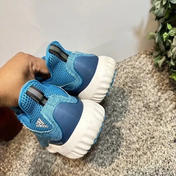 Adidas Alphabounce EM Mens 13 Running Shoes Sneakers Blue Athletic Bounce BY3846
