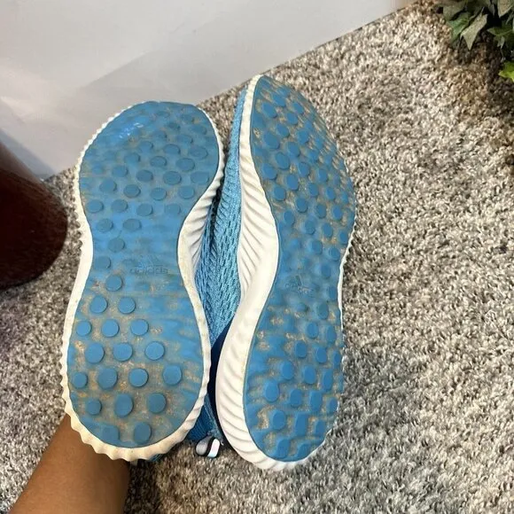 Adidas Alphabounce EM Mens 13 Running Shoes Sneakers Blue Athletic Bounce BY3846