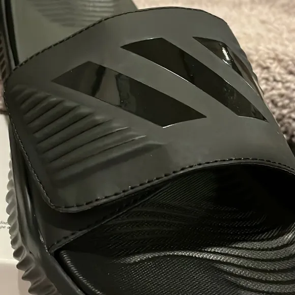 Adidas Alphabounce Slides Sandals Shoes new black B41720 Men’s Size 9
