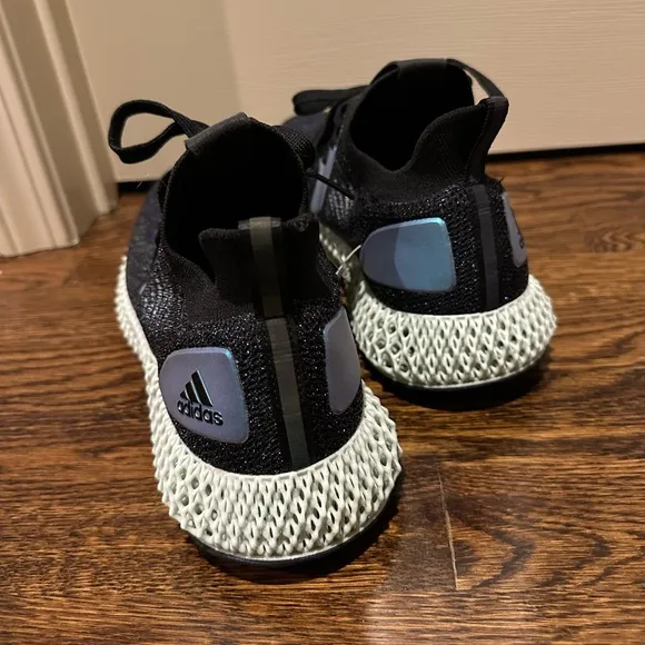 Adidas Alphaedge 4D Black Iridescent Running Sneakers