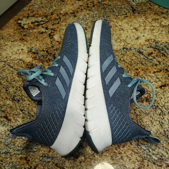 Adidas Asweego Women's Size 8 Running Sneakers Ash grey Raw Gray