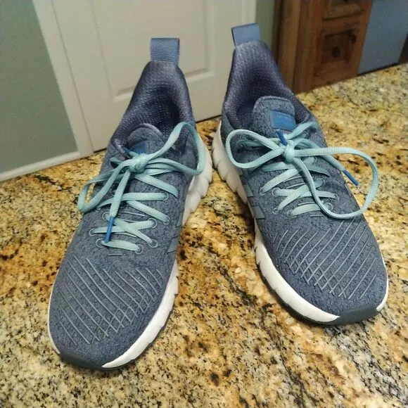 Adidas Asweego Women's Size 8 Running Sneakers Ash grey Raw Gray
